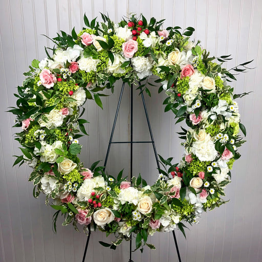 English Garden Tribute Wreath