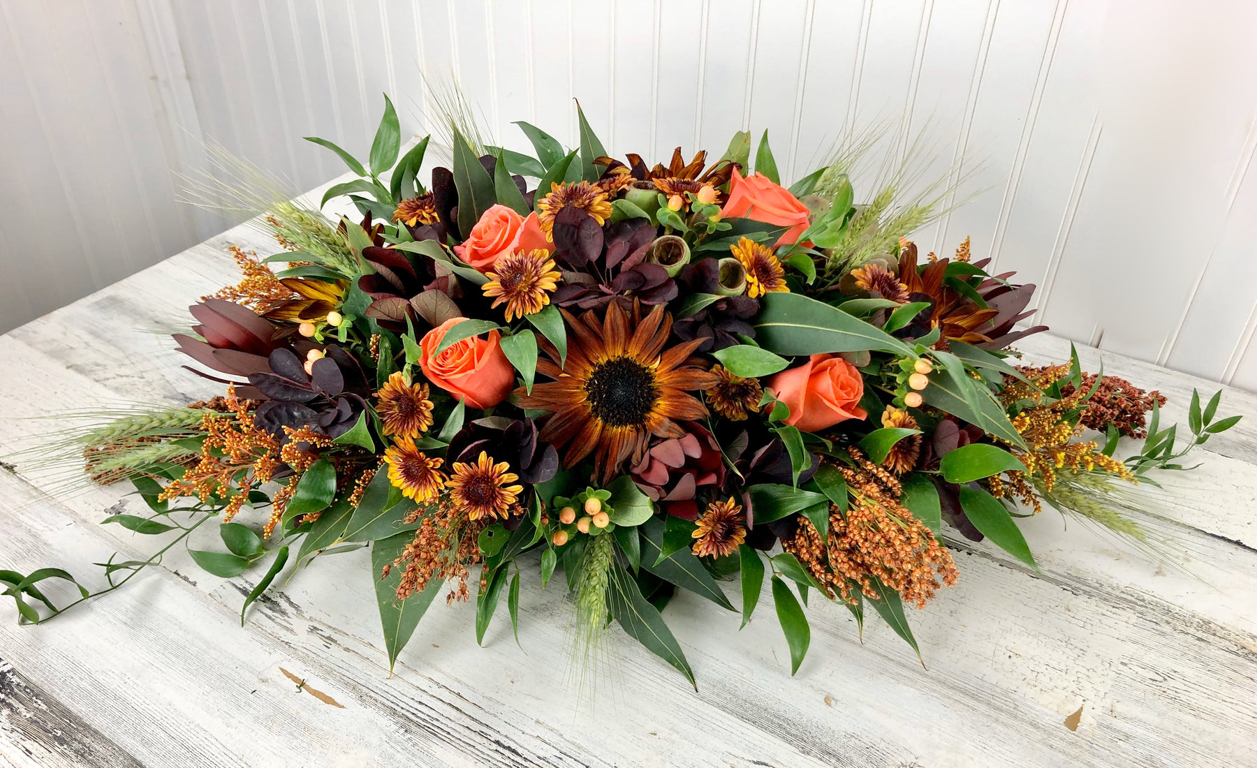 Autumn Radiance Oblong Centerpiece