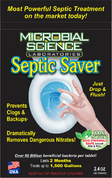 Microbial Science Laboratories Septic Saver